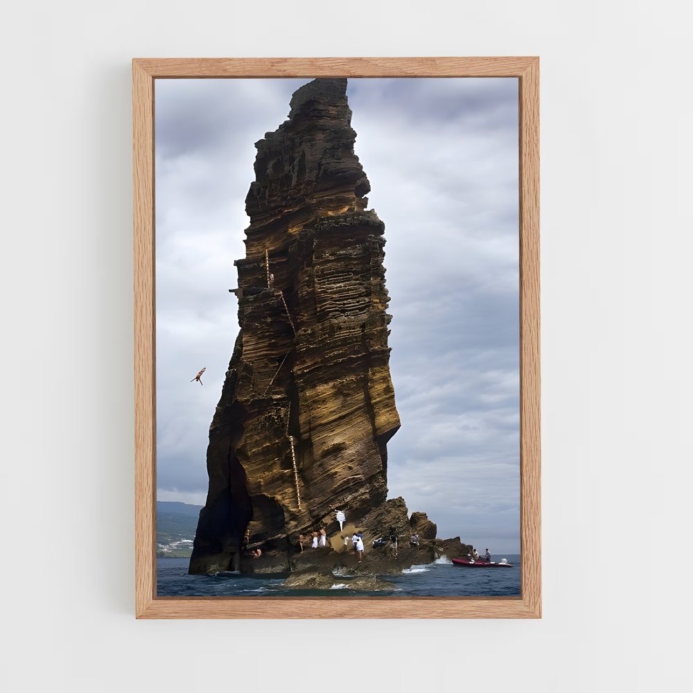 Poster Cliff de diving extrême – affiche Plongeon de falaise (vue 4)